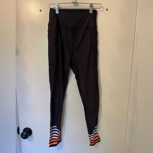 Addison Bay Everyday Ankle Stripe Pocket Legging